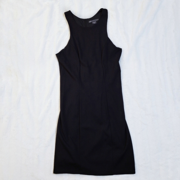 Like New Armani Exchange Little Black Dress Mini Sleeveless Size Small - Picture 2 of 7